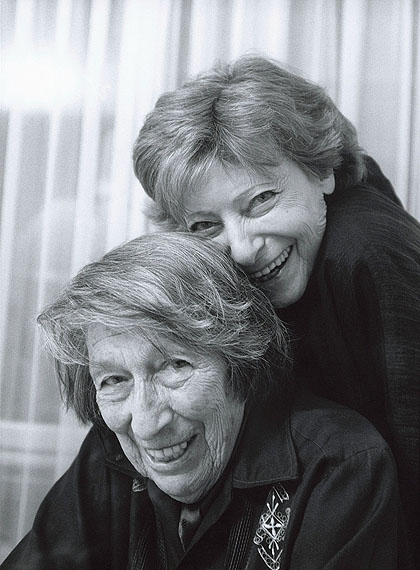 © Kurt Wyss, Freundinnen - Gisèle Freund und Anita Neugebauer, Basel 8. August 1996