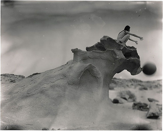 Falling Ball with Freezing Wave, Inner Mongolia (2009) Silver Gelatin Print. 33cm x 41cm – Edition of 10; 98cm x 124.5cm – Edition of 5