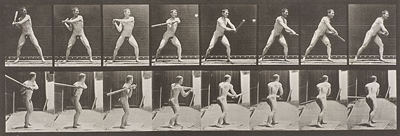 Muybridge: Mann bei Schlag 1885