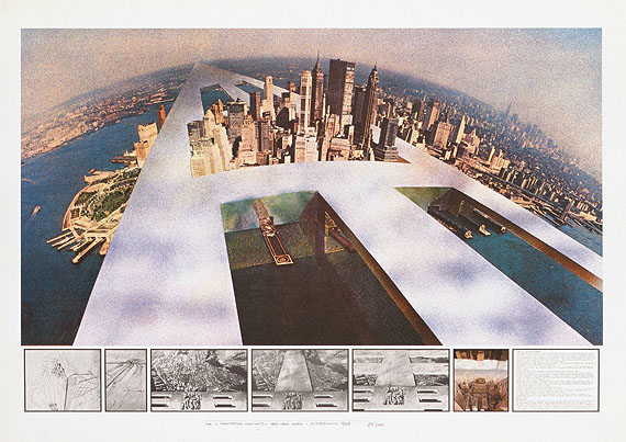 Superstudio
New New York
Aus Il monumento continuo, 1969
Siebdruck, 70,3 x 100 cm
Neue Galerie, Graz
© Superstudio