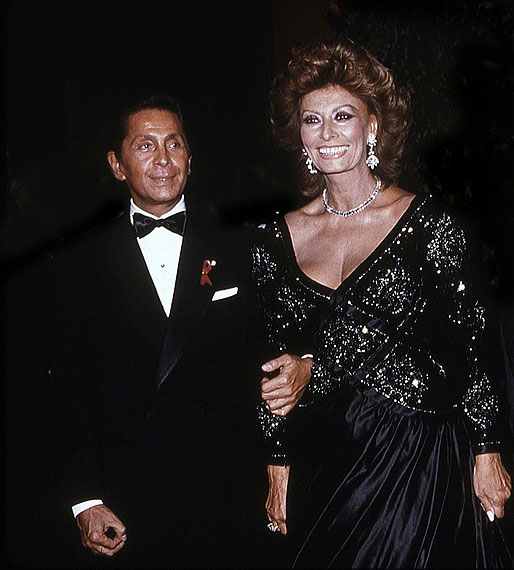 Sophia Loren en Valentino © Rose Hartman