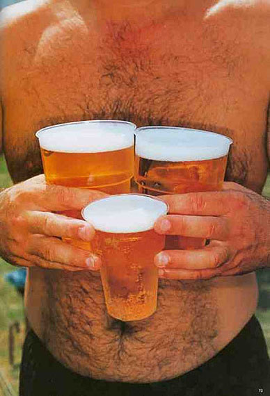3 Cups of Beer from Think of England © Martin Parr