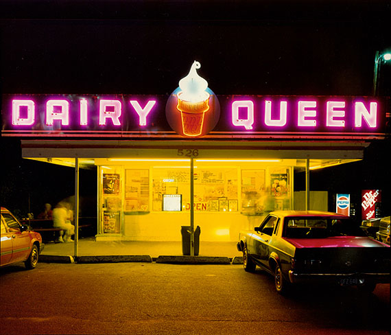 Dairy Queen at Night © Jim Dow