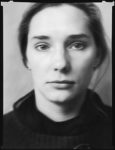 Werner Lieberknecht: Dresden, Portrait im Atelier: Anette, 05.09.1989