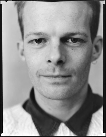 Werner Lieberknecht: Dresden, Portrait im Atelier: Rob aus London, 19.12.1989