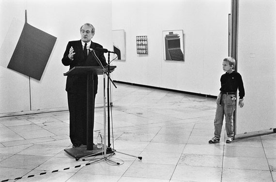 Helfried Strauß: Leipzig, Eröffnung der Ausstellung „Zeitzeichen“ im Museum der Bildenden Künste, 10.11.1989