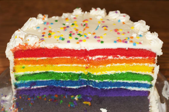 Rainbow cake. USA. Atlanta. 2010 © Martin Parr / Magnum Photos