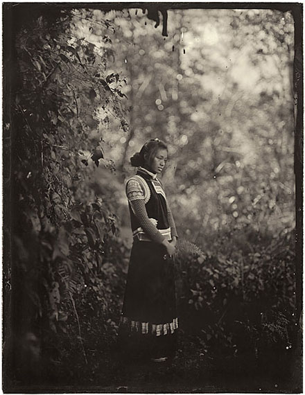 "Simple Song #37: Heng Yanii, Jiake Village" (2012) Pigment print on fiber paper from collodion wet plate. 30x 21cm - Ed. of 20; 147.3 x 111.8cm - Ed. of 8.©Luo Dan. Courtesy M97 Gallery.