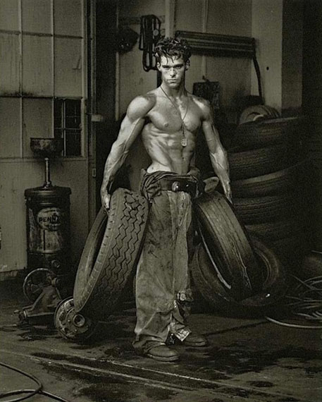 Herb RittsFred with Tires, Hollywood, 1984Gelatin silver print24 x 20 in.Ed. 9/30Est. US$20,000-30,000