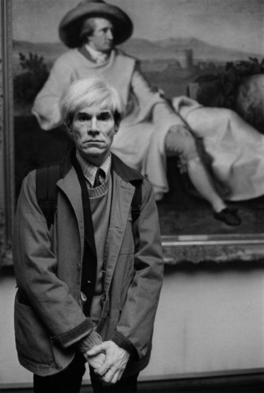 Andy Warhol, Frankfurt, 1981 © Barbara Klemm