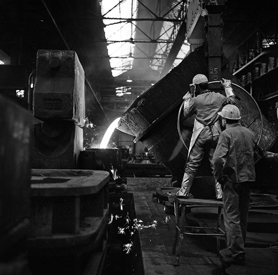 "Thyssen steel works", Mülheim, 1992