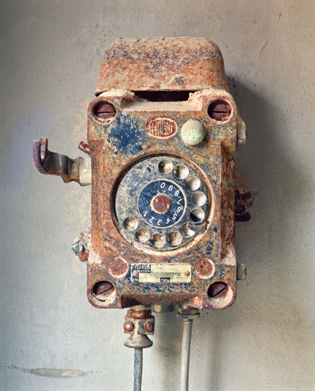 Michael Rasche: Telefon, Turm, MF, 70 x 84 cm