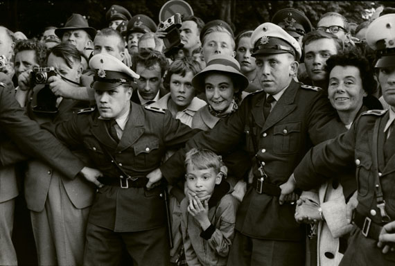 Crowd Awaiting Charles de Gaulle, Germany, c. 1962 © Henri Cartier-Bresson / Magnum Photos