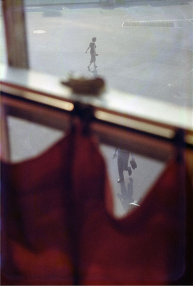 SAUL LEITERRed Curtain, 1958cromogenic print, printed later50 x 40 cm