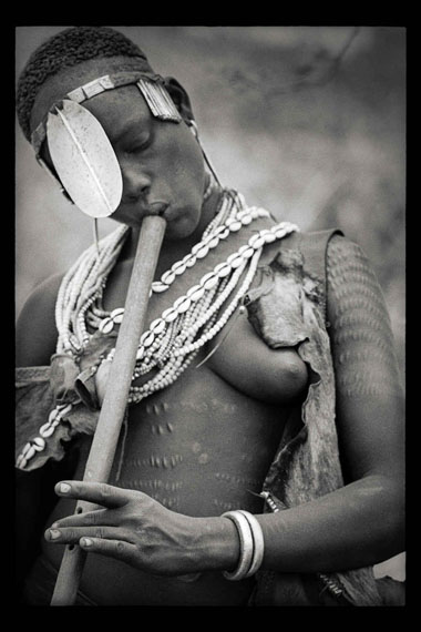 Clark & Joan WorswickCradle of Mankind: Hamar Flute Player, Turmi, Ethiopia, 1968, printed 2013Carbon pigment print83.8 x 55.8 cm©Clark & Joan Worswick, courtesy of Feroz Galerie