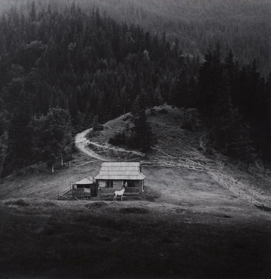 The Carpathians. Landscape with White Horse, 1974 © Svetlana Timofeyeva