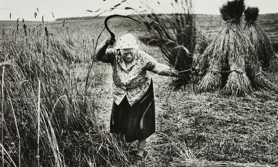 Reaper. Belolozy village. Diatlovo District, Belarus. 1990