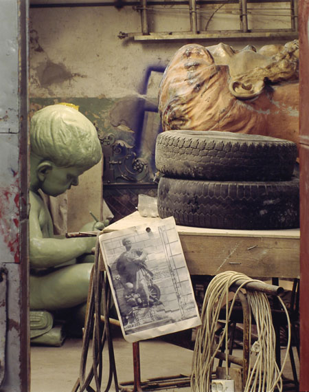 Vadim Egorovskij. In Restoration Studio. 2002