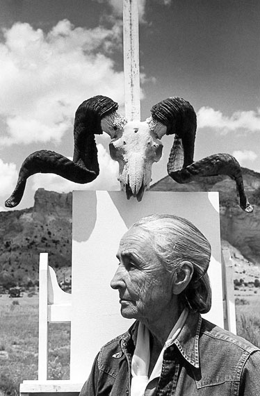 Arnold Newman: Georgia O'Keeffe, painter, Ghost Ranch, New Mexico, 1968