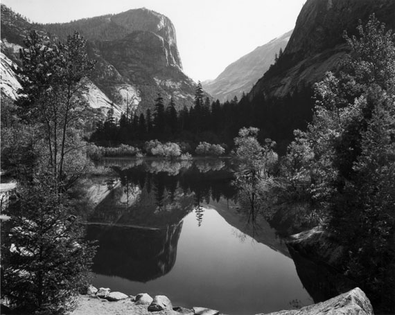 Ansel AdamsMirror Lake, Morning, Yosemite National Park, 1928Gelatin silver print7.62 x 9.56 in.Est. US$4,000–6,000