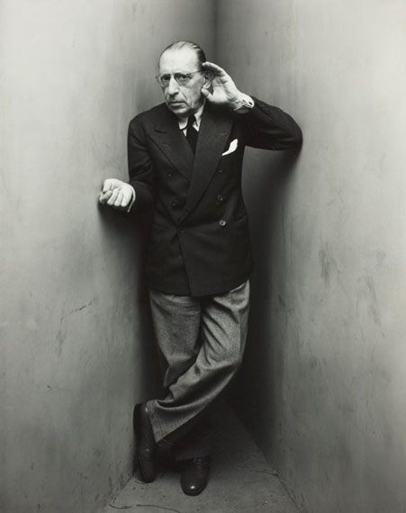 Irving Penn Igor Stravinsky, New York, 1948Gelatin silver print 19.5 х 15.5 in. Est. US$20,000–30,000