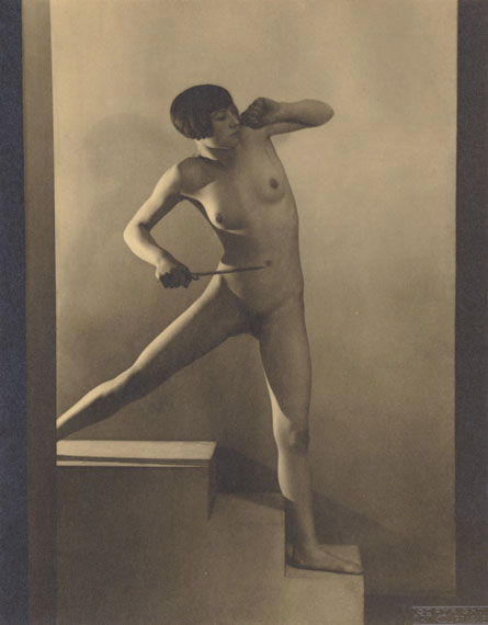 Frantisek Drtikol. "THE MOVEMENT”. 1927. Vintage. Pigment print.. 11 ¼ x 8 ¾ in.