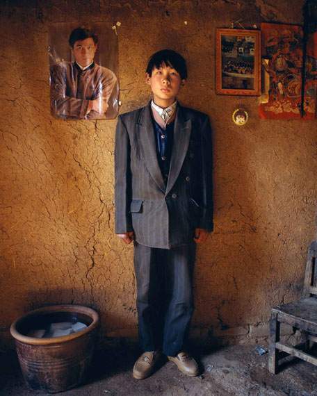 Jiang JianZhao Weidong, 16 year-old, at Yugong Village, Wangwu Township of Jiyuan County, 1997Archival pigment print, 100 x 80© Jiang Jian, courtesy FEROZ Galerie, Bonn