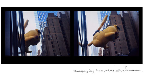EVE SONNEMANPICA CHU, THANKSGIVING DAY PARADE, NEW YORK, 2013digitally printed photograph on Japanese paper, diptych, ed. 1020 x 30 in. 50.8 x 76.2 cm.