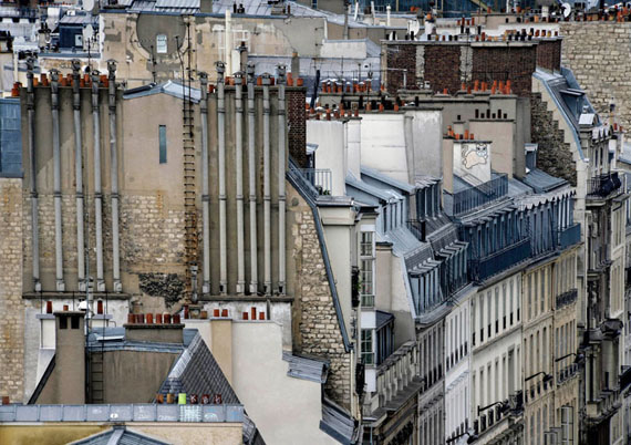 Michael Wolf: Paris Rooftops No.8, 2014Size I: 102cm x 144cm - Edition of 9Size II: 122cm x 173cm - Edition of 9