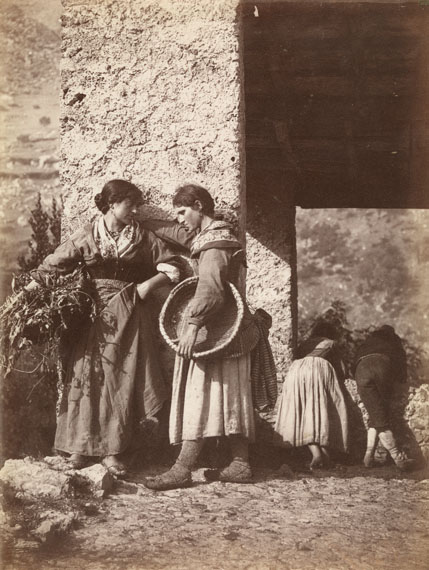 Filippo Belli (1836-1927)
Genre scene in the Alban Hills, c. 1875Albumen print, 25.3 x 18.5 cm