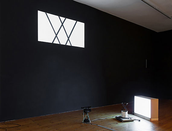 Taree Mackenzie Black Line Formation, 2013. Installation view, Gertrude Contemporary. Photo Christo Crocker