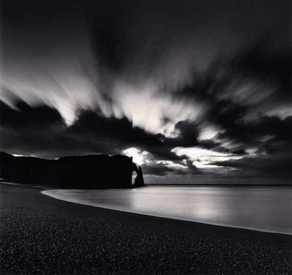 Michael Kenna: Falaise d'Aval la Nuit, Etretat, France. 2000