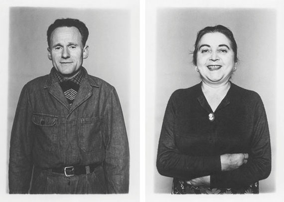 left: Jakob Menzi, *1927, Swiss, from the series «Portrait of a Swiss Company», 1972
right: Maria Cian, *1913, Spaniard, from the series «Portrait of a Swiss Company», 1972
© Barbara Davatz