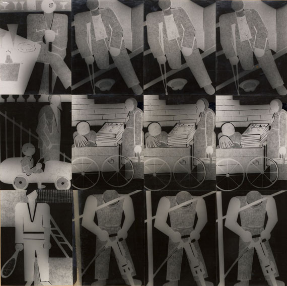 Alice Lex-Nerlinger: Reich und arm, 1930, Fotomontage