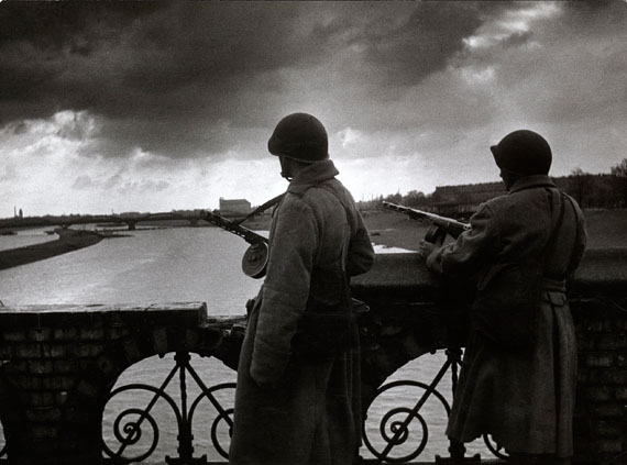 Dmitry Baltermants, All Quiet on the Oder River, gelatin silver print, photographed in 1945 and printed c. 1960s, 44 by 59 cm. Estimate: £1,000–1,500.