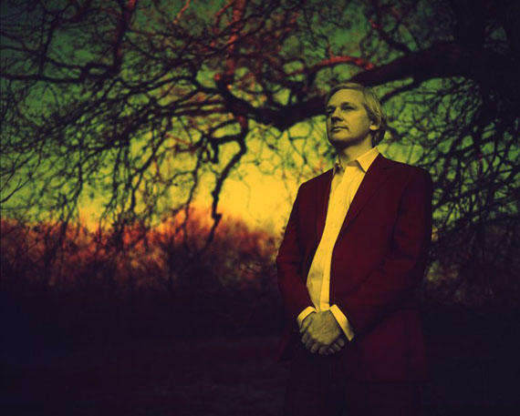 JACOB APPELBAUMJulian Assange, (Undisclosed location near Bail Mansion outside of London), 2012C-PRINT 102 × 76 CM