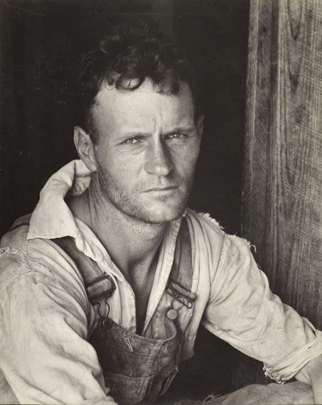 Walker Evans: Floyd Burroughs, cotton sharecropper, Hale County, Alabama. 1935 or 1936.