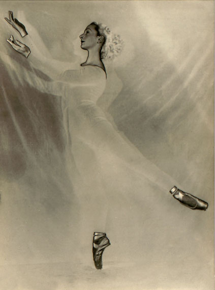 Jeanne Mandello: Ballerina 1, Montevideo 1946, Solarisation, Jeanne Mandello © Isabel Mandello de Bauer
