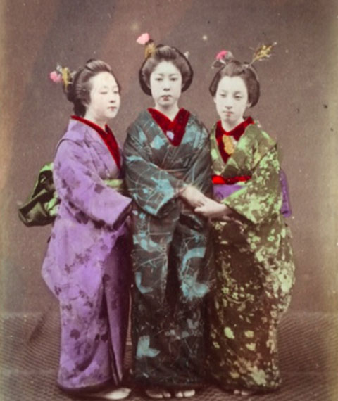 © Kusakabe Kimbei, Japanese hand-colored Albumen print, 19th Century