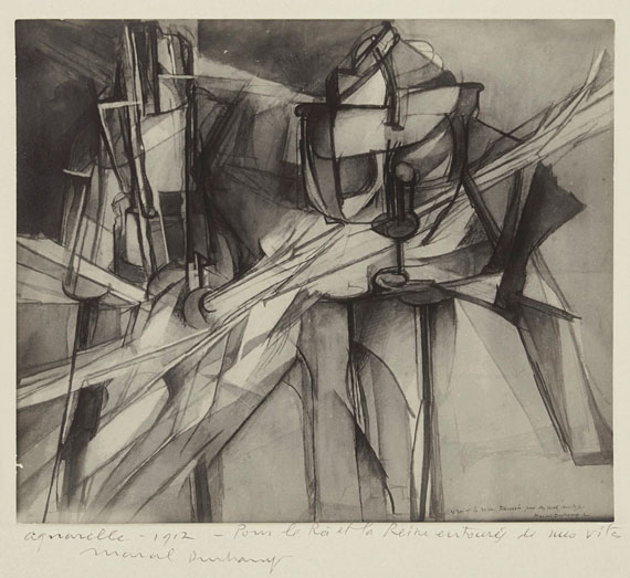 MAN RAY (1890–1976) & MARCEL DUCHAMP (1887–1968)Vierge (Gallatin), Marcel Duchamp, 1912Gelatin silver print11½ x 8¼ in.€15,000–20,000