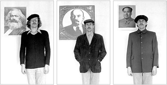 Hans Eijkelboom: Die 3 Kommunisten / The 3 communists, 1975 © Hans Eijkelboom 