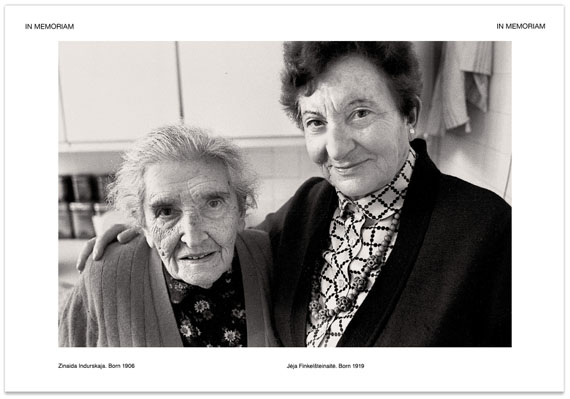 In Memoriam. Portraits of Kaunas and Vilnius Jewish Ghetto Survivors 
