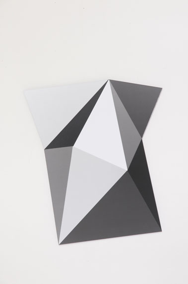 Esther Hagenmaier: photogram mounted on aludibond, o.T. silvergelatine, 2014, ca 35 x 45 cm