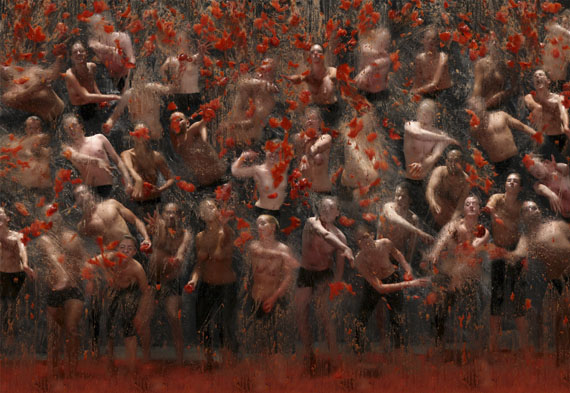 Claudia Rogge: "Battlefield I", Lambda on Alu-Dibond, 2009, 170 x 240 cm
