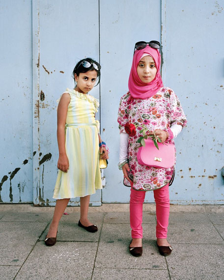Darine 7 and Dania 8, Beirut Lebanon, from the series L'enfant-femme, 2014, © Rania Matar, courtesy exhibition Photographing the Female 