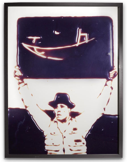 Lot 104Vik Muniz (born 1961)Teacher (Joseph Beuys), from Pictures in Chocolate, 1999Cibachrome print$30,000-40,000