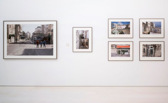 Ahlam Shibli, Occupation, Al Khalil, Palestine, 2016–17, installation view, EMST—National Museum of Contemporary Art, Athens, documenta 14, photo: Mathias Völzke