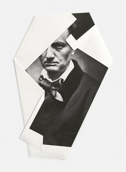 I rivolti, Charles Baudelaire, Bergamo, 2013, Set of 46 pieces, hand folded, Giclée print, 60,5 x 45,5 cm, Unique edition, © Mario Cresci / SAGE Paris 