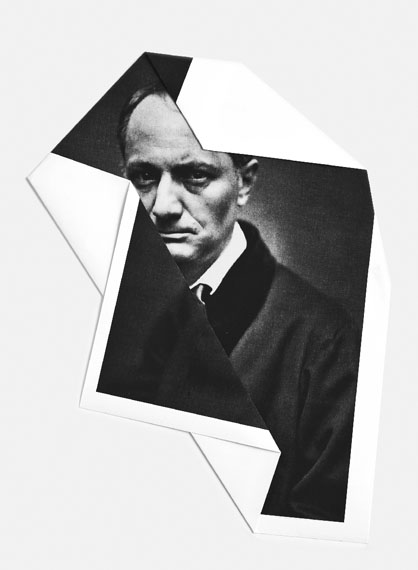 I rivolti, Charles Baudelaire, Bergamo, 2013Set of 46 pieces, hand foldedGiclée print60,5 x 45,5 cmUnique edition© Mario Cresci / SAGE Paris 