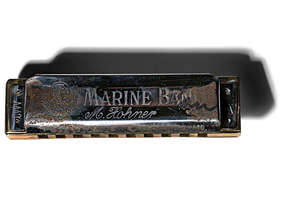© Henry LeutwylerBob Dylan's (b. 1941) M. Hohner Marine Band Harmonica - serial number A449From the series Document, 2017
